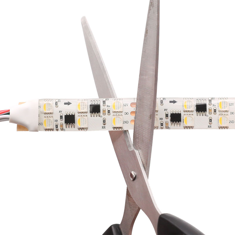DC12V Double Row High-Density 120LEDs/m Addressable RGBW TM1814 LED Strip Light 16.4FT DC12V Double Row High-Density 120LEDs/m Addressable RGBW TM1814 LED Strip Light 16.4FT